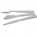 Set Spachtel, Spatel Kunststoff 3-teilig